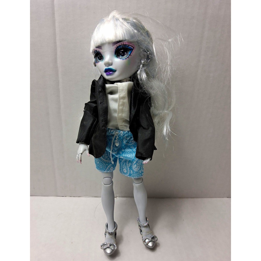 Monster High Skullector Heidi Foss fashion doll, blue skin, 11 in toy
